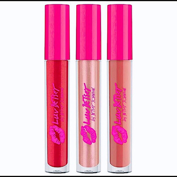 🆕HP🔥HTF/BETSEY JOHNSON COLORED LIPGLOSS PLUMPING&BEAUTIFUL QTY3 TRIO NWT&NIB!!! - Picture 3 of 10